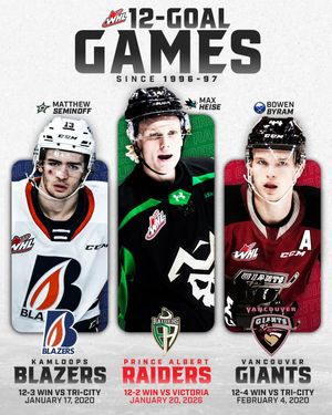 Image post by @westernhockeyleague on Instagram