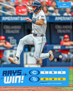 Image post by @raysbaseball on Instagram