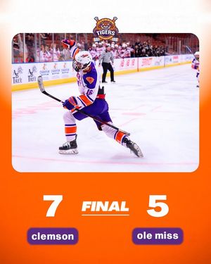 Image post by @clemsonicehockey on Instagram