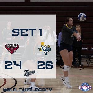 Image post by @ETBU_Volleyball on Twitter