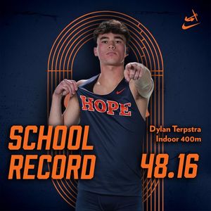 Image post by @hopecollegetrack on Facebook