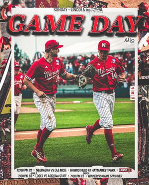 Image post by @huskerbaseball on Instagram