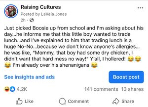 Image post by @raisingculturesfamily on Instagram