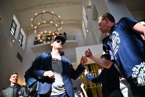 Image post by @UConnMBB on Twitter/X