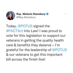 Image post by @repstansbury on Instagram
