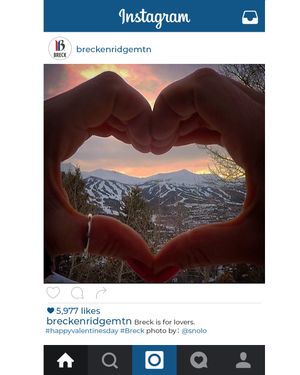 Image post by @breckenridgemtn on Instagram