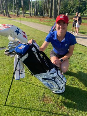 Image post by @KUWomensGolf on Twitter