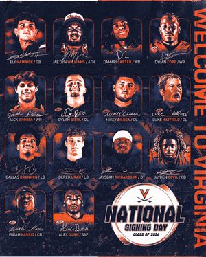 Image post by @uvafootball on Instagram