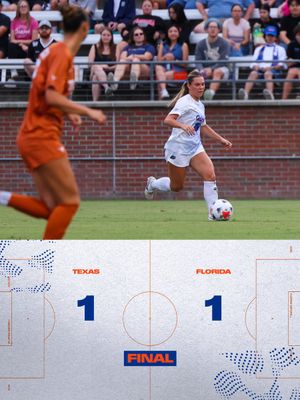 Image post by @GatorsSoccer on Twitter/X