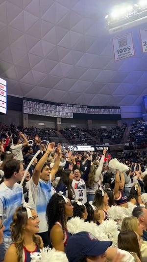 Video post by @uconnhuskies on Facebook