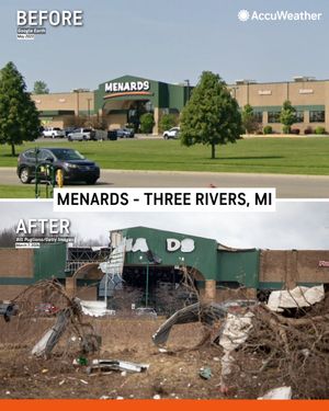 Image post by @accuweather on Twitter