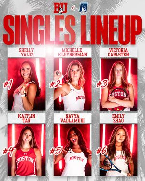 Image post by @TerrierWTennis on Twitter
