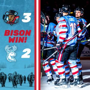 Image post by @bisonhockeyECHL on Twitter