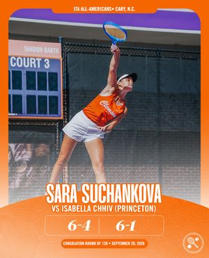 Image post by @clemsonwtennis on Instagram