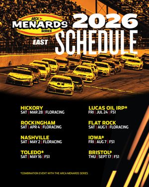 Image post by @ARCA_Racing on Twitter