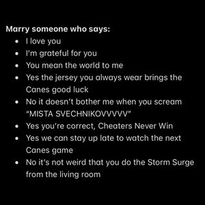 Image post by @Canes on Twitter