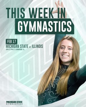 Image post by @MSU_Gymnastics on Twitter