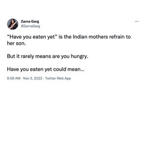 Image post by @zarnagarg on Instagram