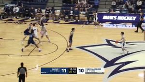 Video post by @UNHMBB on Twitter