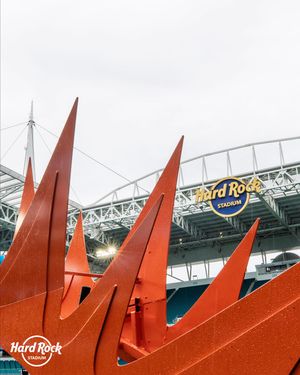 Image post by @hardrockstadium on Instagram