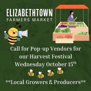 Image post by @Elizabethtown Farmer's Market on Facebook