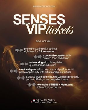 Image post by @Senses Concert on Facebook
