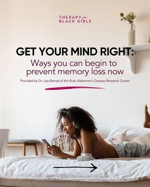 Image post by @therapyforblackgirls on Instagram