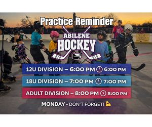 Image post by @AbileneHockey on Facebook