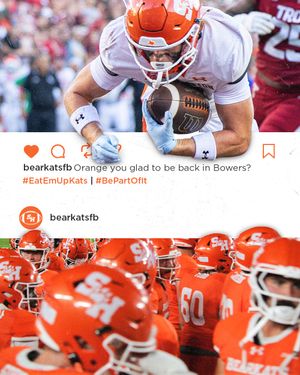 Image post by @bearkatsfb on Instagram