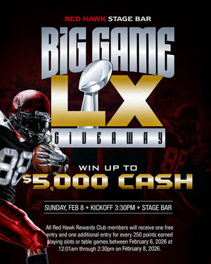 Image post by @redhawkcasino on Instagram