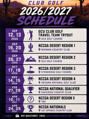 Image post by @gcuclubgolf on Instagram