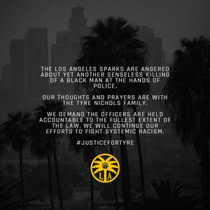 Image post by @LASparks on Twitter/X