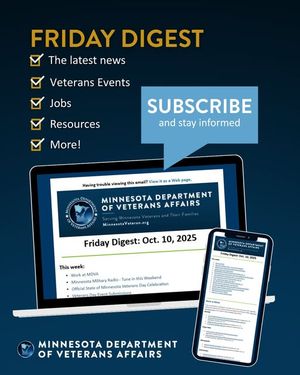 Image post by @MinnesotaDepartmentOfVeteransAffairs on Facebook