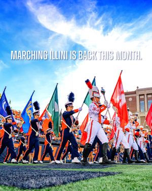 Image post by @marchingillini on Instagram