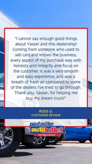 Video post by @PaulMillerAutoOutlet on Facebook