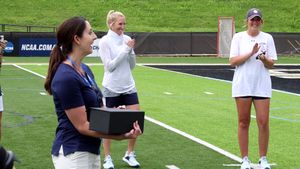 Video post by @QueensAthletics57 on Facebook