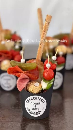 Video post by @Charcuterie Cones and Cups To Go on Facebook