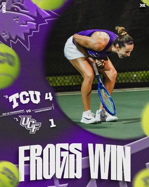 Image post by @tcuwomenstennis on Instagram