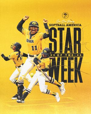 Image post by @iowasoftball on Twitter
