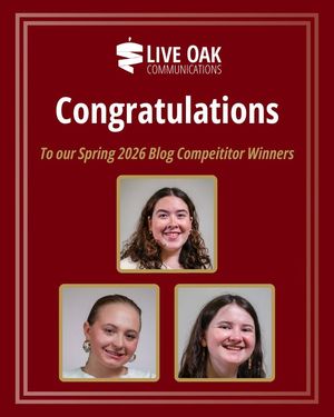 Image post by @LiveOakCommunications on Facebook