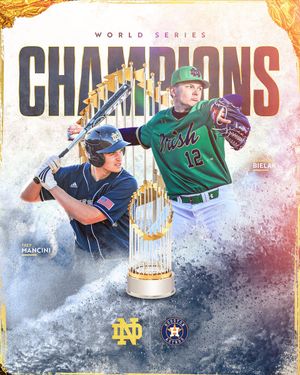 Image post by @NDBaseball on Twitter