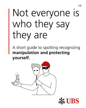 Image post by @ubs on Instagram