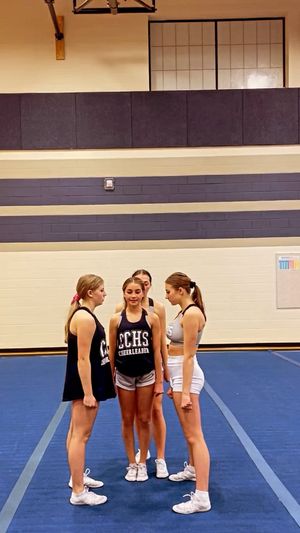 Video post by @corner_canyon_cheer on Instagram