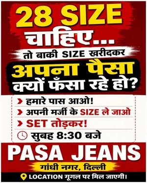Image post by @jeans_factory_delhi on Instagram