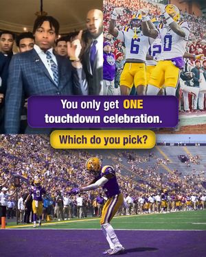 Image post by @lsufootball on Instagram