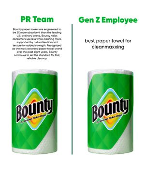 Image post by @bountypapertowels on Instagram