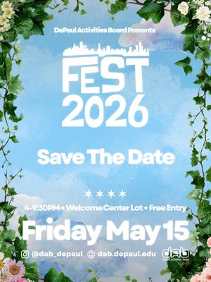 Image post by @depaulfest on Instagram