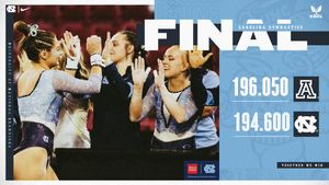 Image post by @uncgymnastics on Twitter