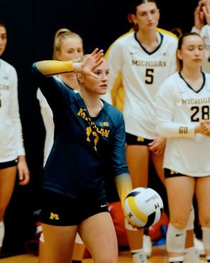 Image post by @umichvball on Instagram