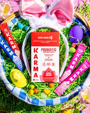 Image post by @drinkkarmawater on Instagram